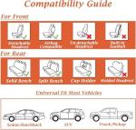 Nappa Leather Car Seat Covers - Brown & Black