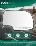 Passenger Side Mirror Glass for Chevy/GMC 2000-2006 Trucks