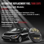 Honda Car Gas Cap 17670-S5A-A32 for Multiple Models