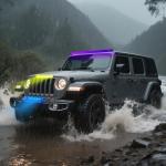 4WDKING RGB Offroad LED Lights with Remote Control