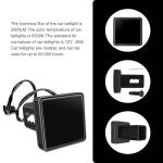 Trailer Hitch Light with 15 LEDs - Waterproof