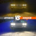 5.75" Round Headlight Housing with H4 Bulbs