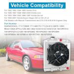 FRZAuto Aluminum Radiator with Fan for Honda Civic