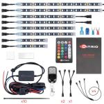 DITRIO 12pc RGB LED Underglow Light Kit