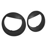 Angry Bird Matte Black Headlight Covers for Jeep JK