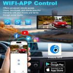 10.3" Wireless Car Stereo with 4K Dash Cam