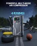5-in-1 Jump Starter with Air Compressor - 2500A