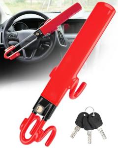 Tevlaphee Steering Wheel Lock - Heavy Duty Security