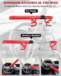 Tevlaphee Steering Wheel Lock - Heavy Duty Security