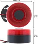 Vehicle Reverse Alarm Buzzer with Light, 105dB