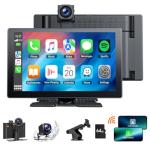9" Wireless Carplay Screen with 2.5K Dash Cam
