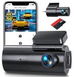 4K Dual Dash Cam with WiFi & App Control