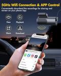 4K Dual Dash Cam with WiFi & App Control