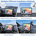 Wireless Carplay Touchscreen with Dash Cam, GPS Navigation