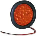 4-Inch Round Amber Strobe Light for Vehicles