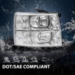 G-PLUS Headlight Assembly for Chevy Silverado 2007-2014