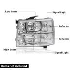 G-PLUS Headlight Assembly for Chevy Silverado 2007-2014