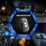 4PCS Wireless LED Strobe Lights with Remote Control