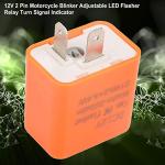 5Pcs 2 Pin LED Flasher Relay for Cars & Motorcycles