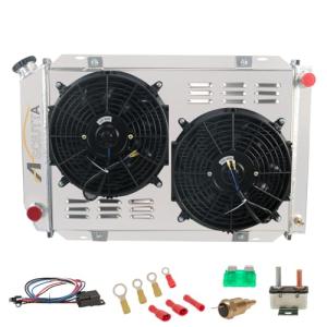 CoolingSnow Aluminum Radiator for 1979-1993 Ford Mustang