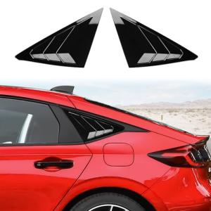 Honda Civic 2022-2024 Hatchback Exterior Rear Window Louvers