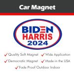 BIDEN HARRIS 2024 Magnetic Car Bumper Stickers