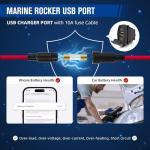 Anina LED Rocker Switches & Dual USB Charger Pack