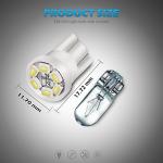 Bright White T10 LED Dash Light Bulbs - 10 Pack