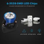 Blue LED Dashboard Light Bulbs, 10-Pack