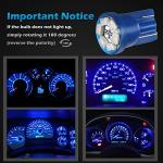 Blue LED Dashboard Light Bulbs, 10-Pack