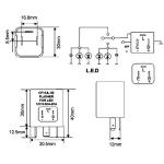 LED Flasher Relay for Turn Signal Bulbs