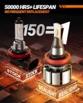 SEALIGHT 9005 H11 Fog Light Bulbs Combo