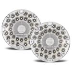 7" Round Amber & White LED Backup Lights
