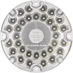 7" Round Amber & White LED Backup Lights