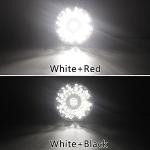 7" Round Amber & White LED Backup Lights