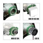 Xenon HID LED Headlight Bulb Retainers - 2-pack