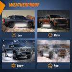 Nilight 2PCS 70-Inch Waterproof Emergency Strobe Lights