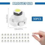 30 Pack T3 LED Dash Bulbs – White Light