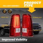 Red Tail Light Assembly for 2003-2006 Silverado