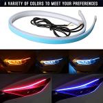 Flexible Waterproof LED Daytime Running Lights 2pcs