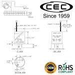 CEC Industries EF32RL Vehicle Flasher Relay