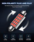 Marsauto 578 LED Festoon Bulbs for Interior Lights