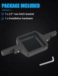 ADTOPI Universal Tow Hitch Mounting Bracket for Lights