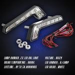 KATUR 2Pcs LED Daytime Running Lights for Mercedes-Benz