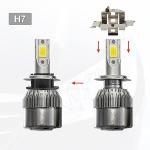 H7 LED Headlight Bulb Adapter for VW Sagitar
