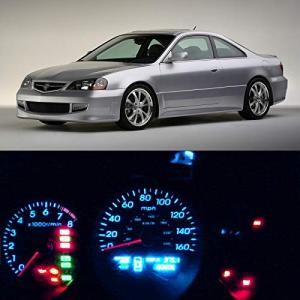 Bright Ice Blue LED Gauge Light Kit for Acura CL