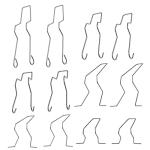 12PCS Headlight Bulb Retaining Clips for H1 H7