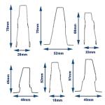 12PCS Headlight Bulb Retaining Clips for H1 H7