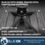 Blue Ox BXR2100 Lightweight Adjustable Gooseneck Hitch