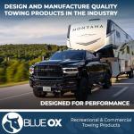 Blue Ox BXR2100 Lightweight Adjustable Gooseneck Hitch